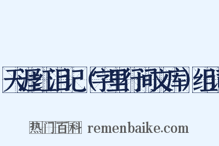 天涯红泪记（字里行间文库）组词是什么意思的图片